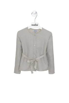 ROPA PARA NIOS - CARDIGAN PLATA MAGIL