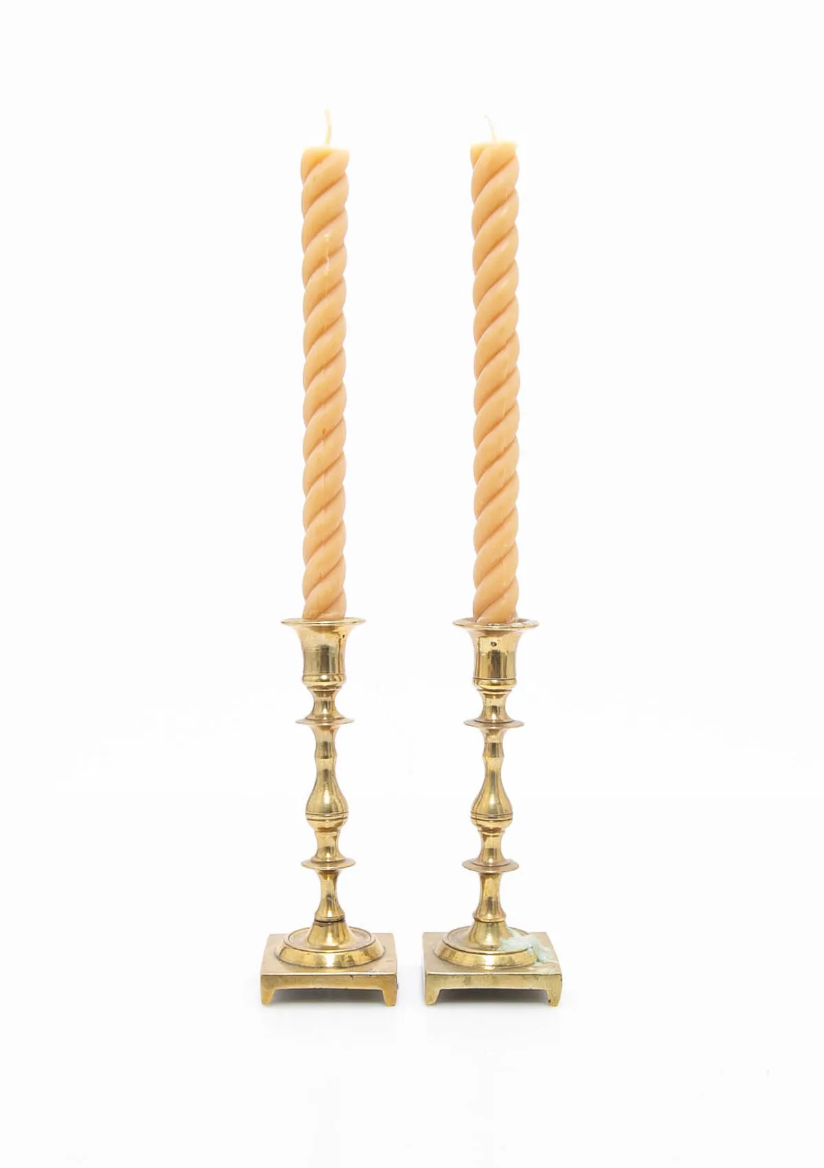 Rope Candles Pair | Natural