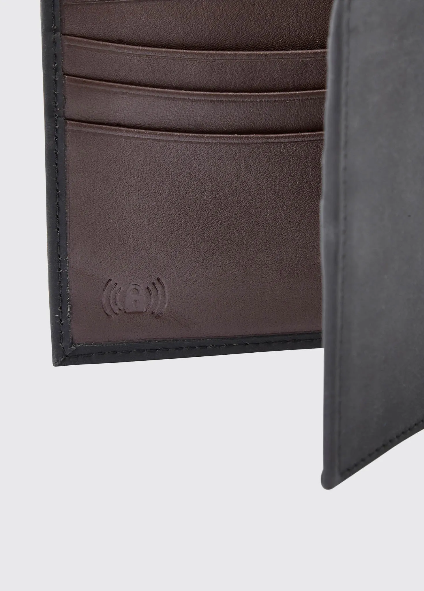 Rosmuc Mens Leather Wallet - Black/Brown