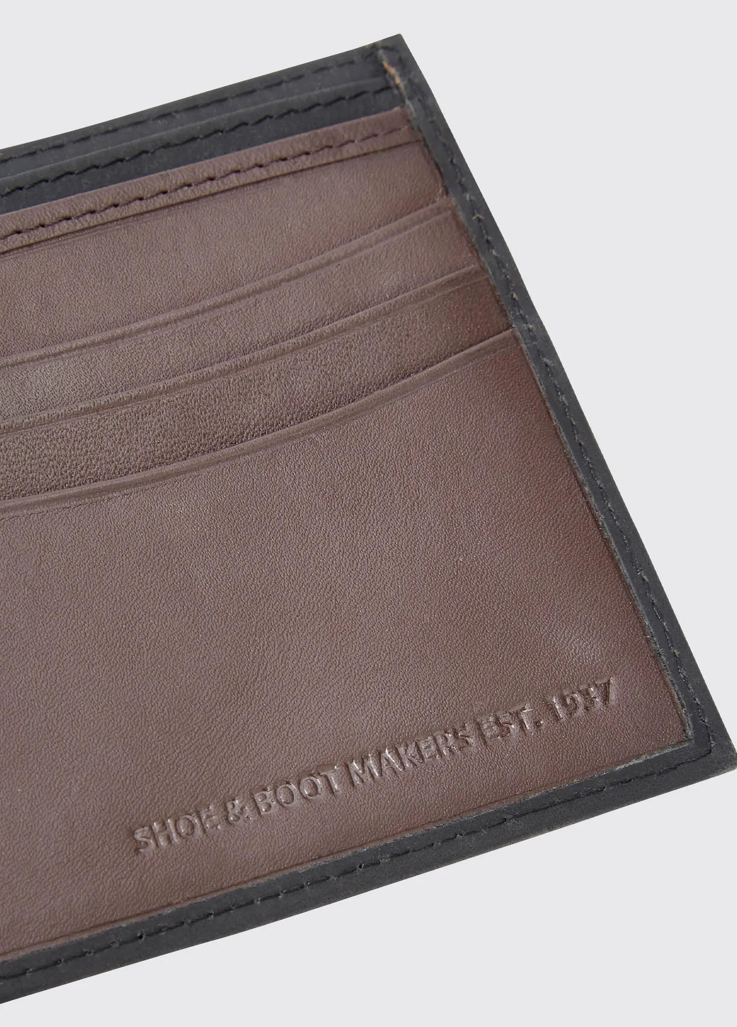 Rosmuc Mens Leather Wallet - Black/Brown