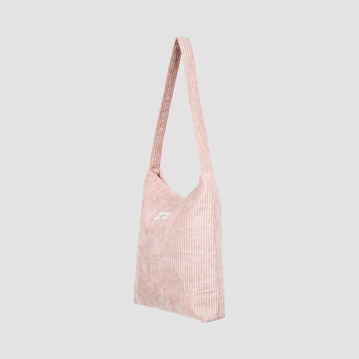 Roxy Under Clouds Corduroy Tote Bag Ash Rose - Womens