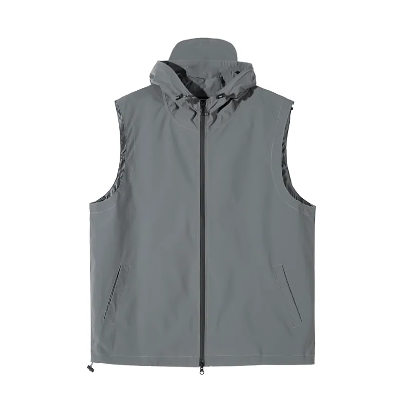 RT No. 9055 HOODED ZIP-UP VEST