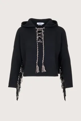 Sahari Cropped Jumper Black