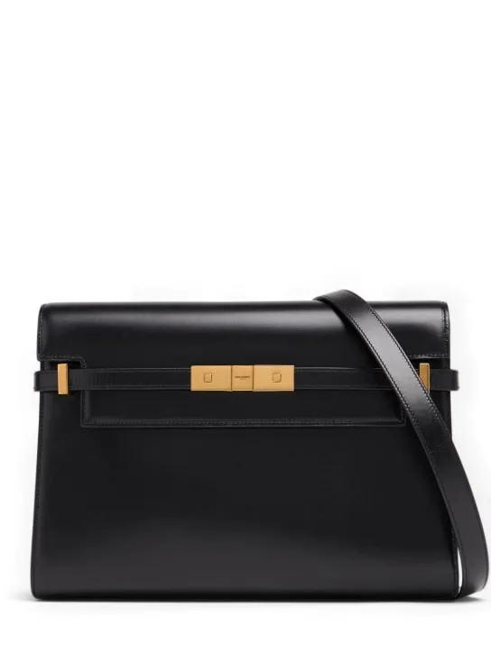 Saint Laurent   Manhattan Box leather shoulder bag 