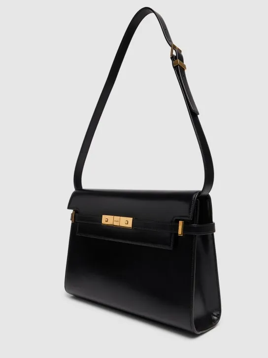 Saint Laurent   Manhattan Box leather shoulder bag 