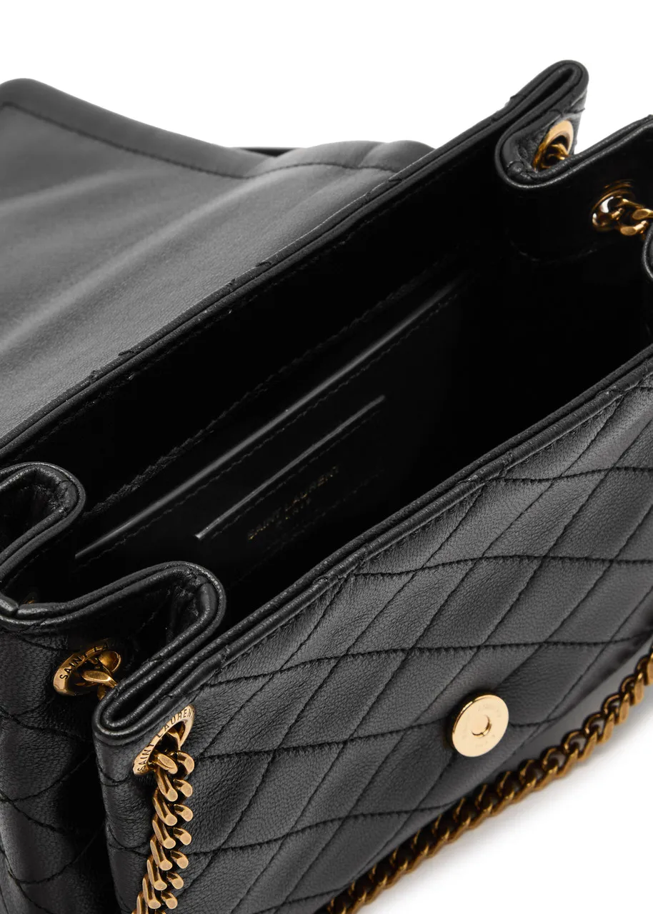 SAINT LAURENT Nolita mini leather shoulder bag  -                         -                     -                