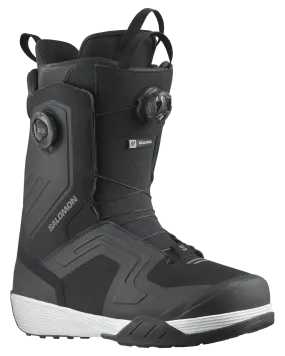 Salomon Dialogue Dual Boa Snowboard Boots - Black / Black / White - 20