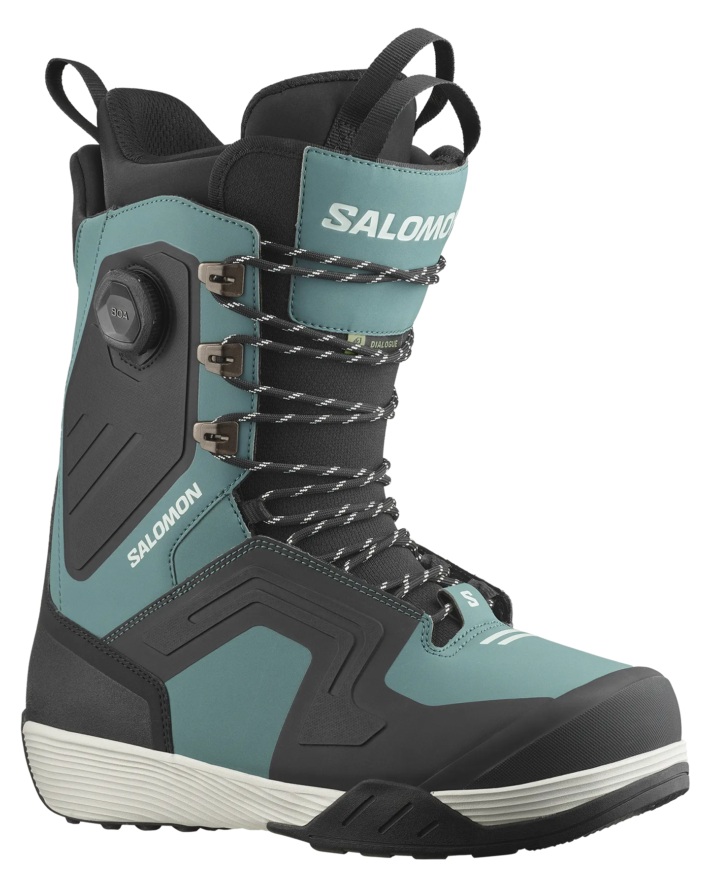 Salomon Dialogue Lace Sj Boa Snowboard Boots - Mallard Green / Black /