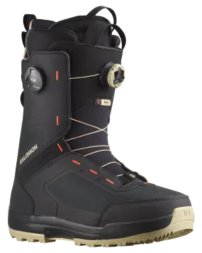 Salomon Echo Dual Boa Snowboard Boots - Spray Green / Black / Hot Cora