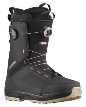 Salomon Echo Dual Boa Wide Snowboard Boot - Spray Green / Black / Hot 