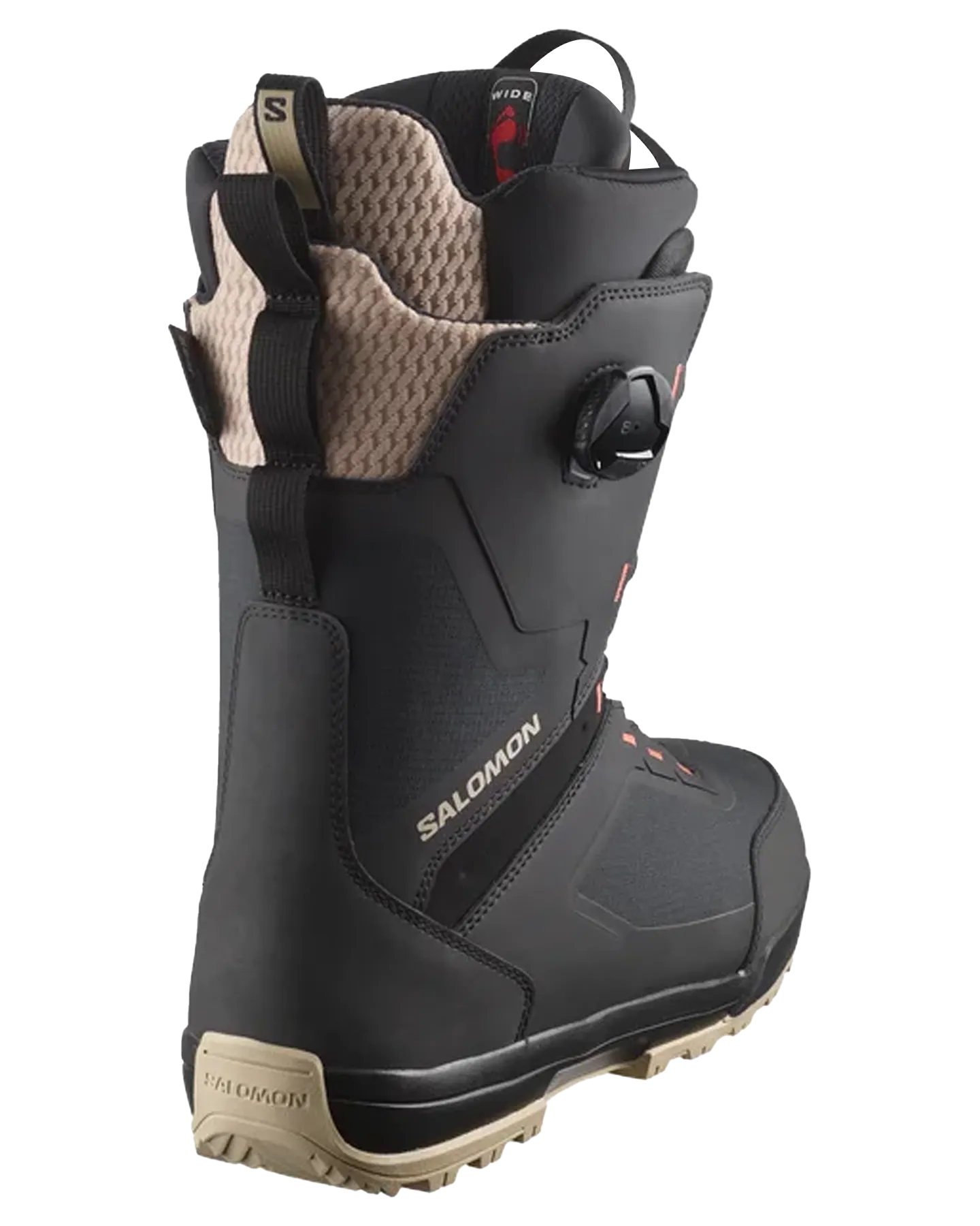 Salomon Echo Dual Boa Wide Snowboard Boots - Spray Green / Black / Hot Coral - 2024 | Shop Snowboard Boots at Trojan Wake Ski Sn