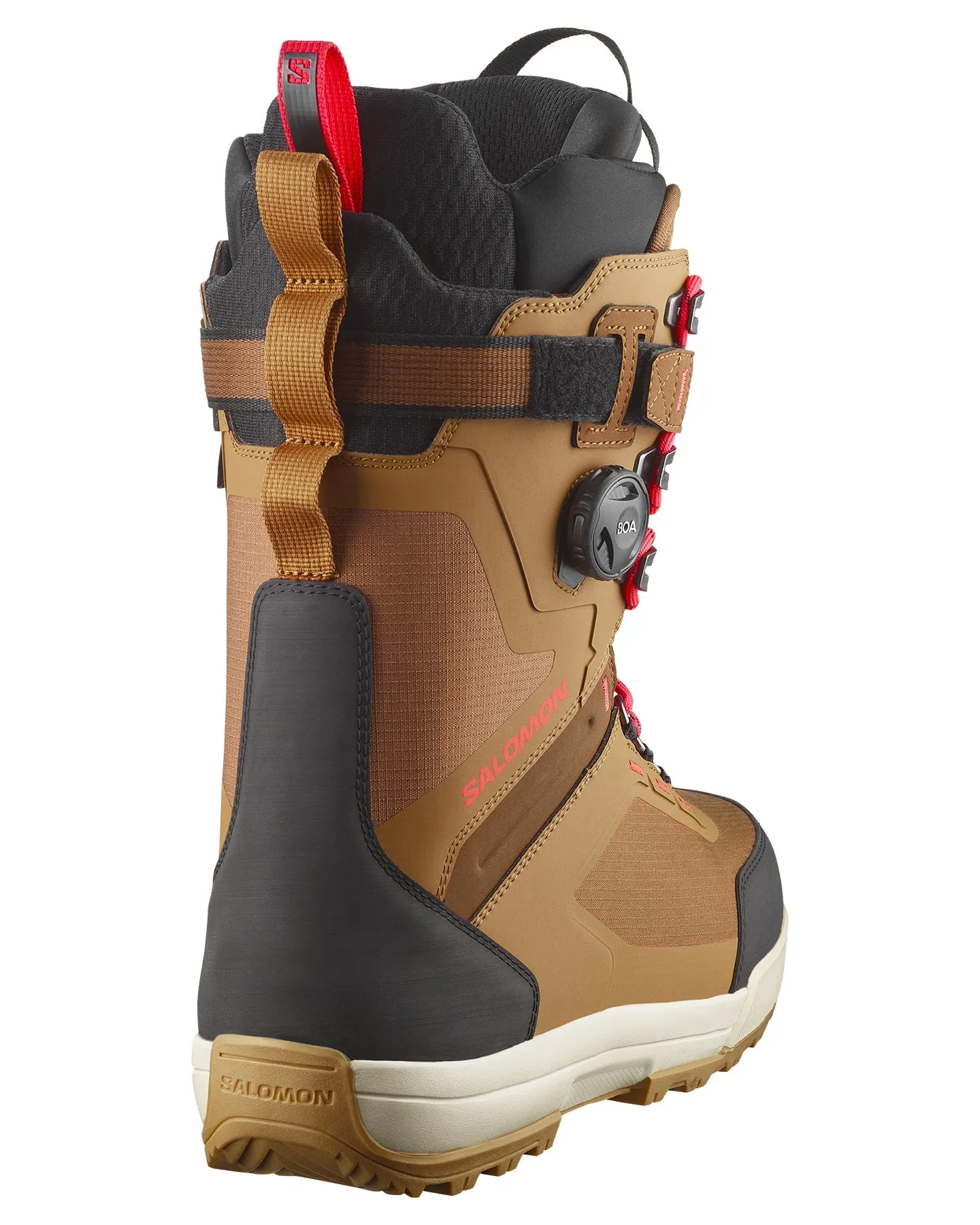 Salomon Echo Lace Sj Boa Snowboard Boots - Tobacco Brown / Black / Hot