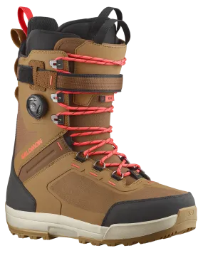 Salomon Echo Lace Sj Boa Snowboard Boots - Tobacco Brown / Black / Hot