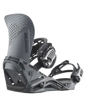 Salomon Hologram Snowboard Bindings - Gray - 2024 | Shop Snowboard Boots at Trojan Wake Ski Snow & Snow Skiers Warehouse