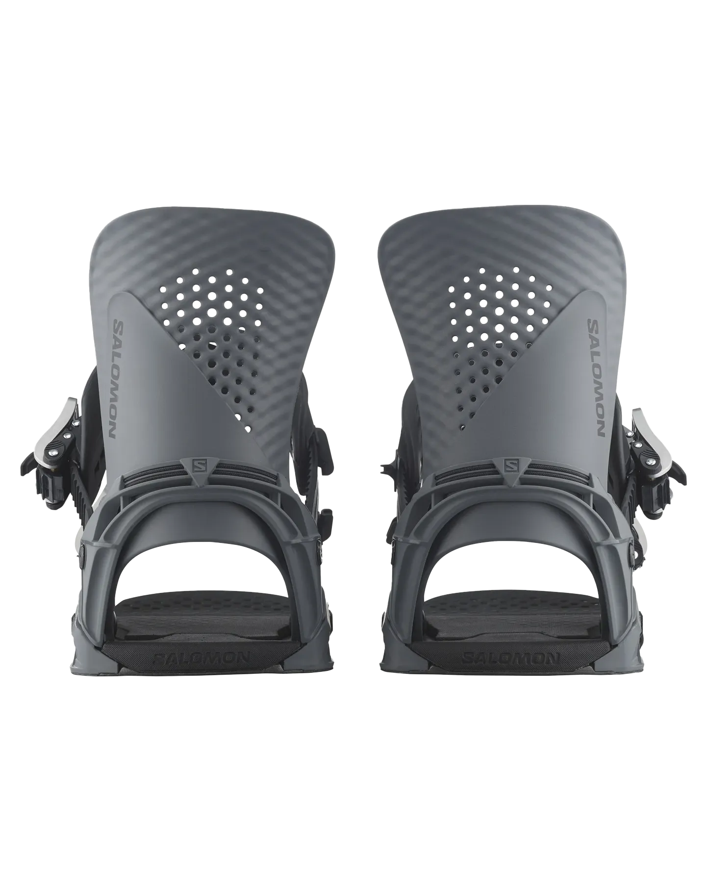 Salomon Hologram Snowboard Bindings - Gray - 2024 | Shop Snowboard Boots at Trojan Wake Ski Snow & Snow Skiers Warehouse