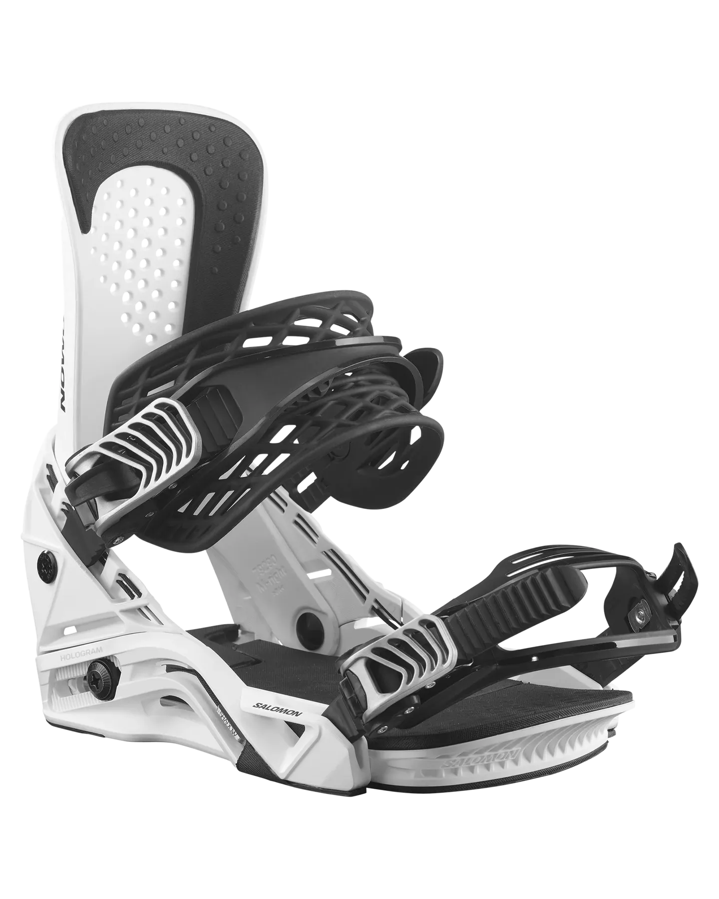 Salomon Hologram Snowboard Bindings - White - 2024