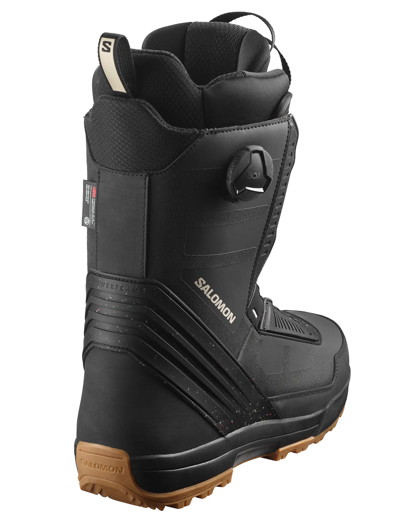 Salomon Malamute Dual Boa Snowboard Boots - Black / Black / Black - 2024 | Shop Snowboard Boots at Trojan Wake Ski Snow & Sn