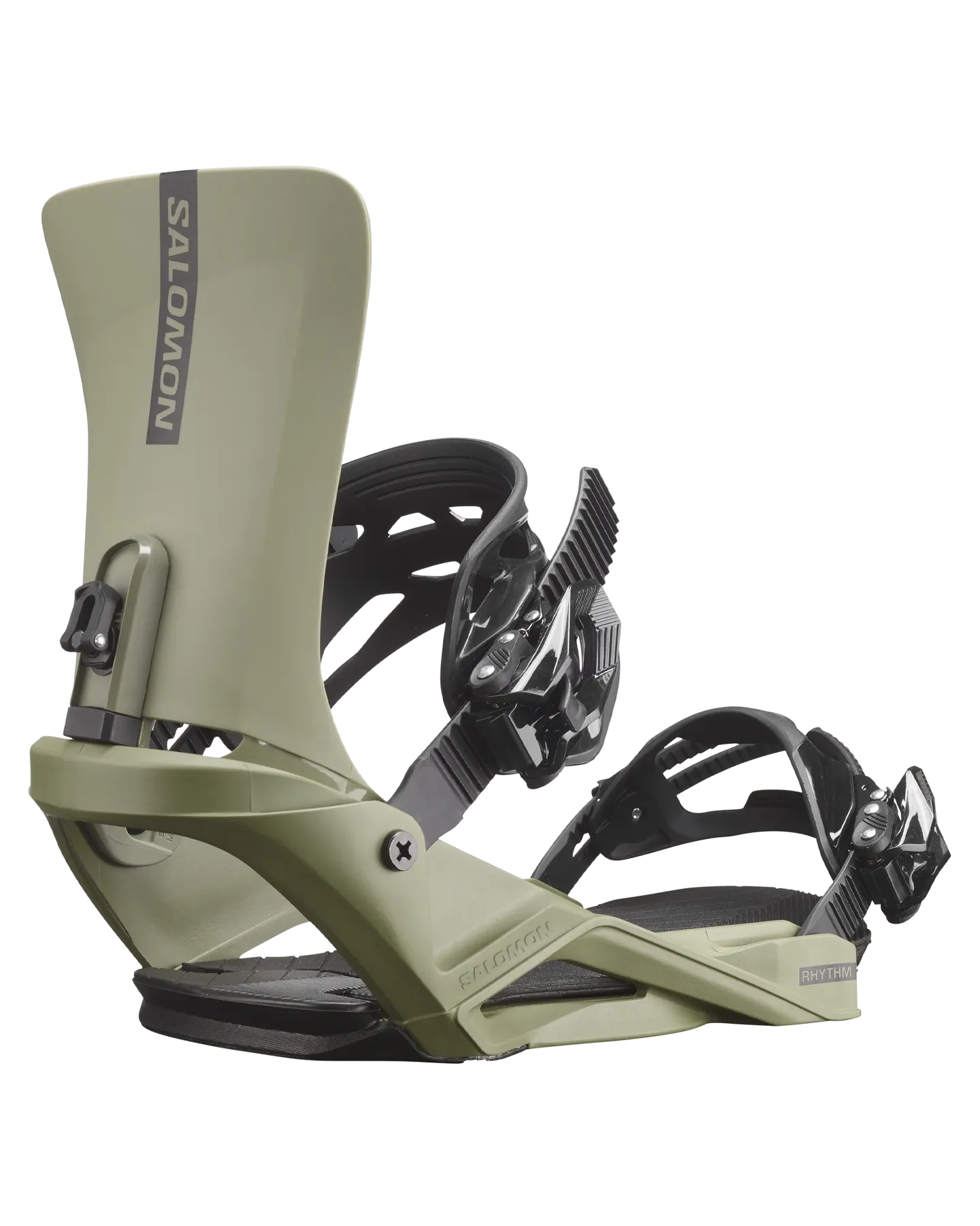 Salomon Rhythm Snowboard Bindings - Oil Green - 2024