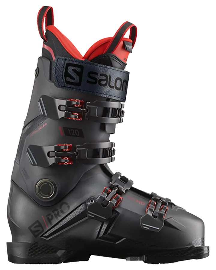 Salomon S/Pro 120 Gw Ski Boots Belluga / Red / Black 2023 | Men's Snow Ski Boots | Snow Skiers Warehouse