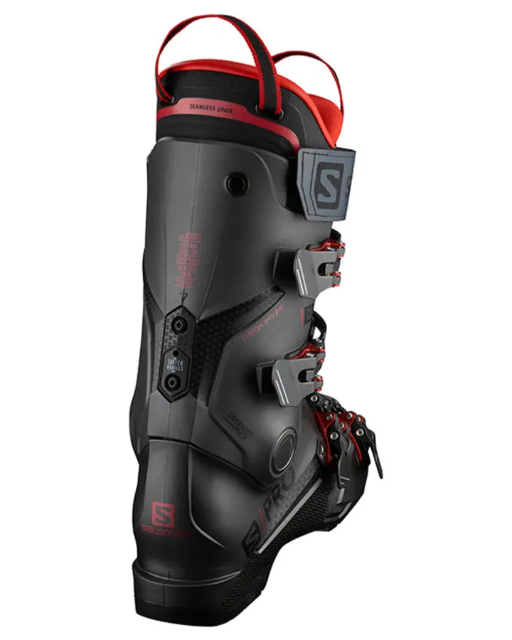 Salomon S/Pro 120 Gw Ski Boots Belluga / Red / Black 2023 | Men's Snow Ski Boots | Snow Skiers Warehouse