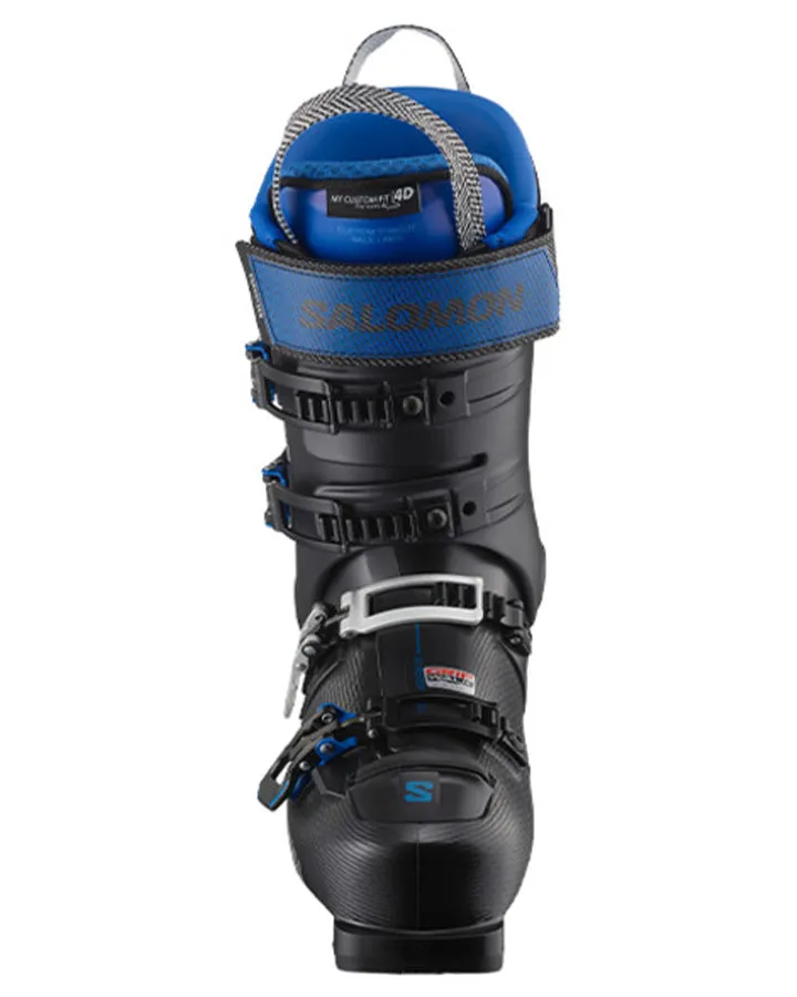 Salomon S/Pro Alpha 120 El Ski Boots Black / Race Blue 2023 | Men's Snow Ski Boots | Snow Skiers Warehouse