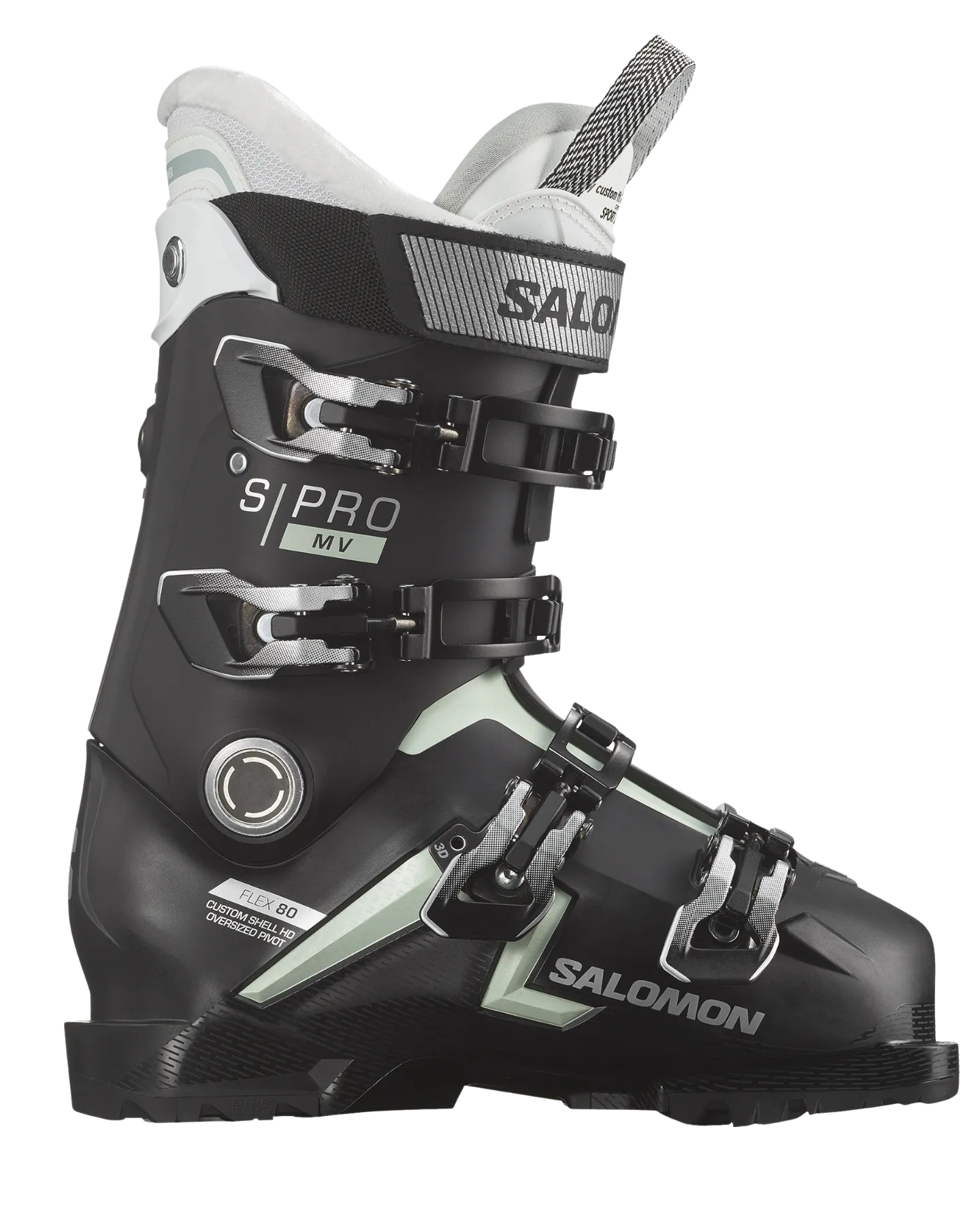 Salomon S/Pro Mv 80 Cs GW Women's Ski Boots - Black / White Moss - 202