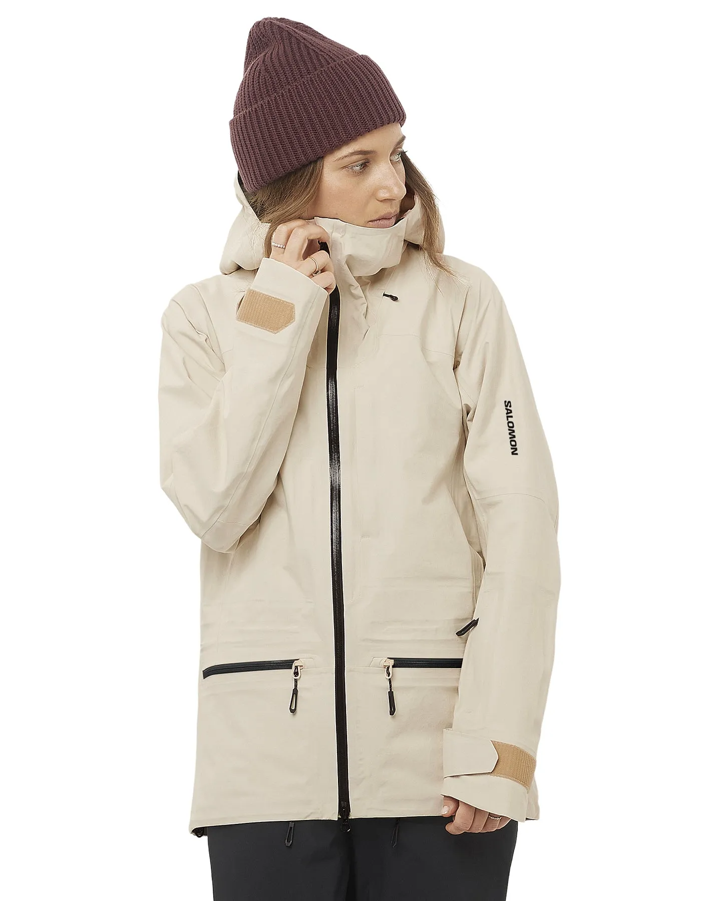 Salomon Women's Absolute 3L Snow Jacket - Turtledove