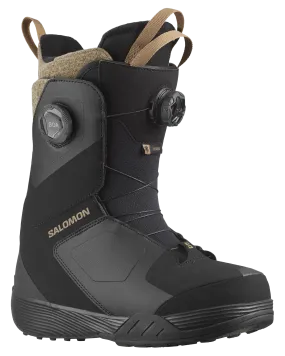 Salomon Women's Kiana Dual Boa Snowboard Boots - Black / Black / Sepia Tint - 2024 | Shop Snowboard Boots at Trojan Wake Ski