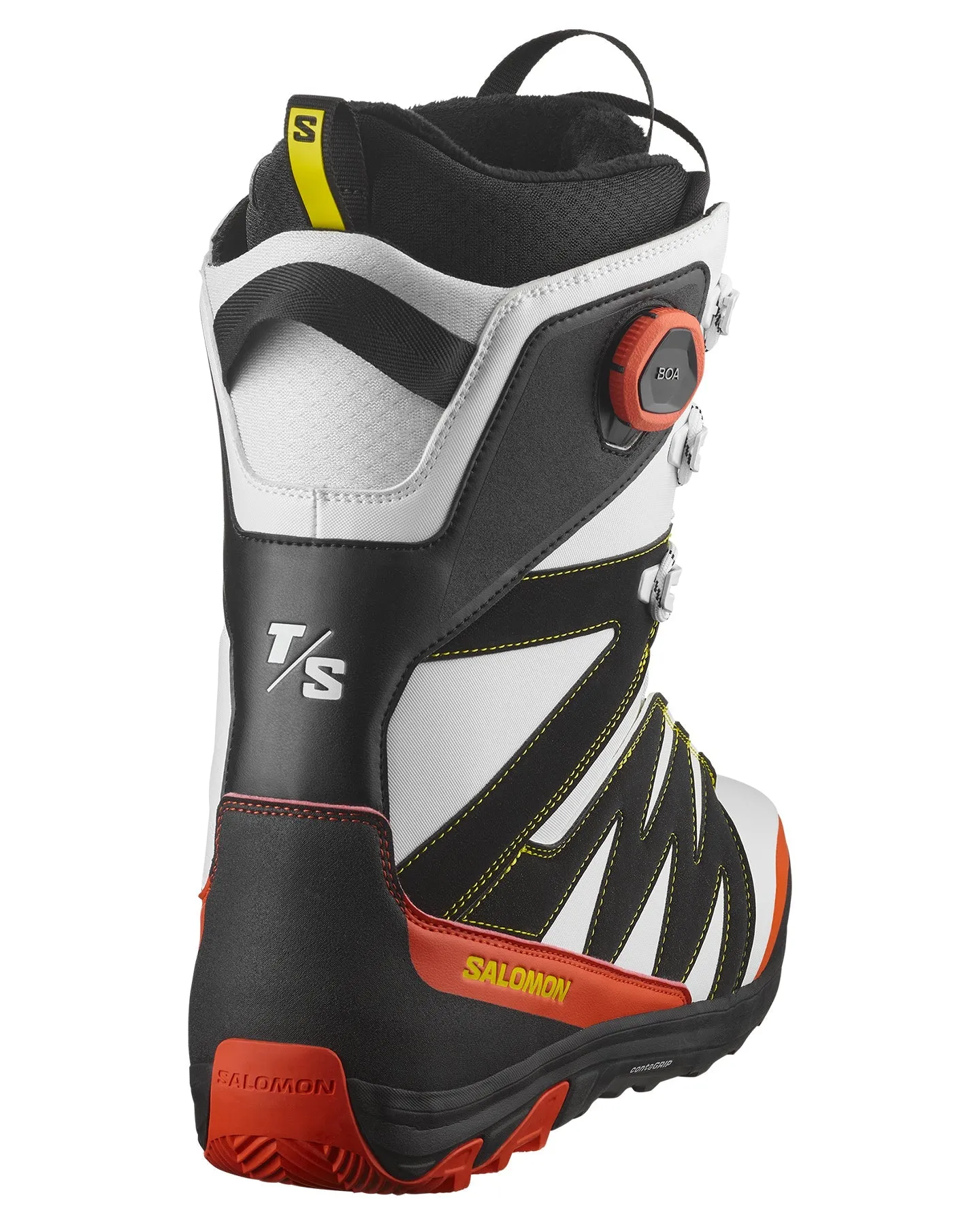 Salomon X Approach Lace Sj Boa Torment Snowboard Boots - White / Cherr