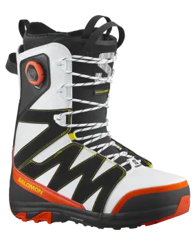 Salomon X Approach Lace Sj Boa Torment Snowboard Boots - White / Cherr