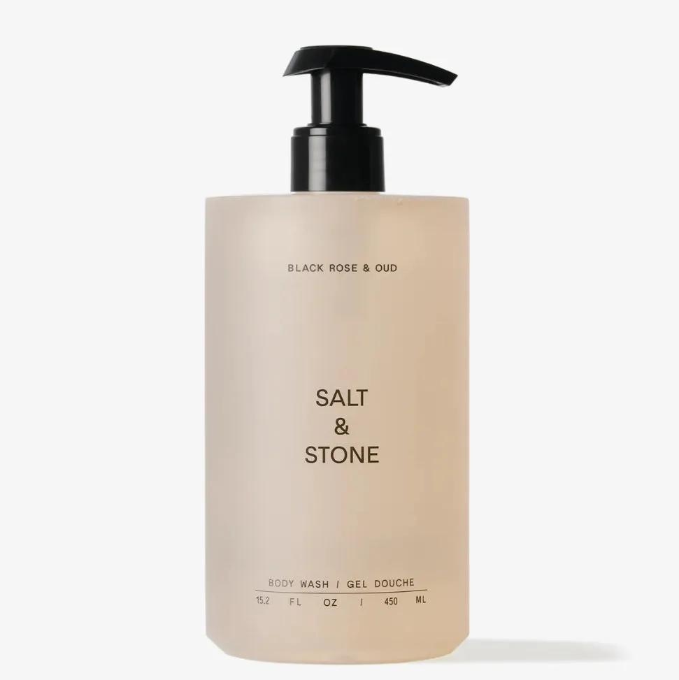 Salt & Stone Body Wash - Black Rose & Oud