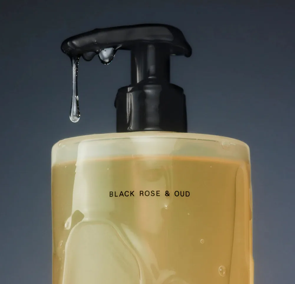 Salt & Stone Body Wash - Black Rose & Oud