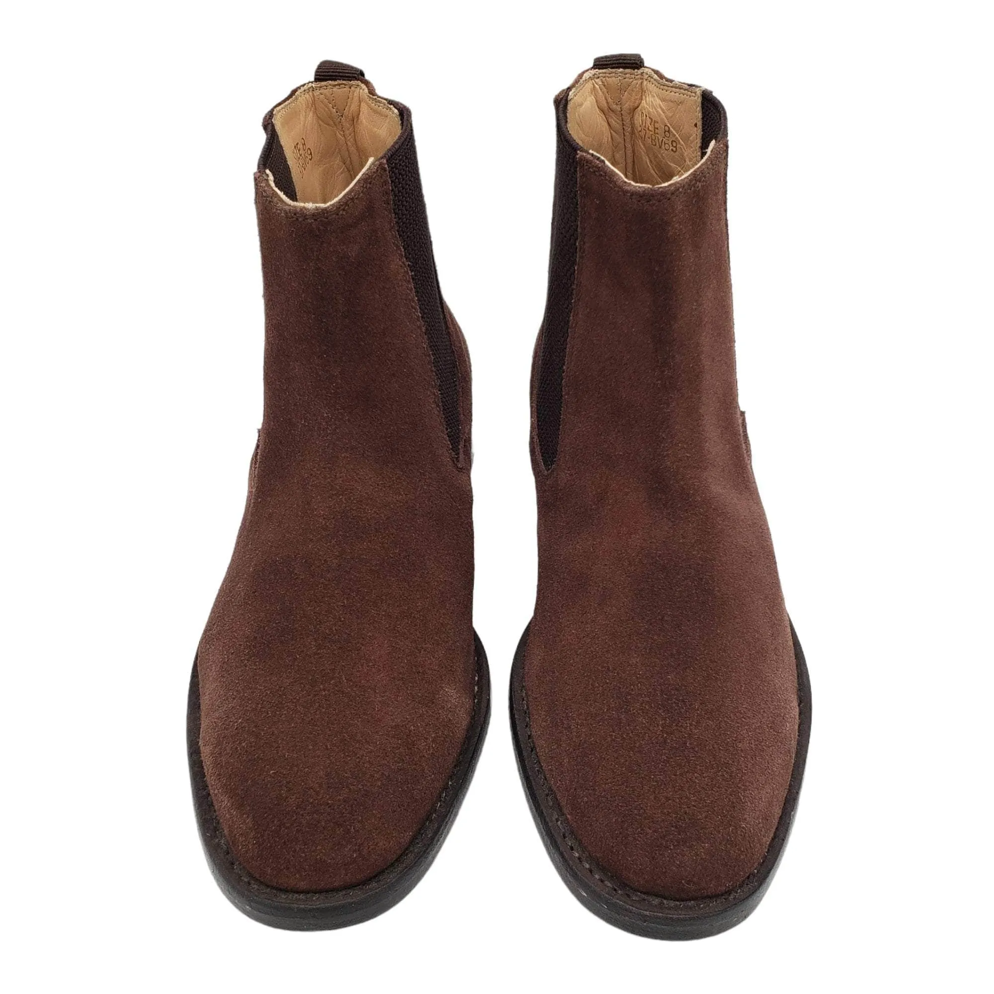 Samuel Windsor Brown Suede Chelsea Boots