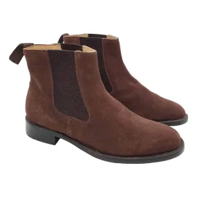 Samuel Windsor Brown Suede Chelsea Boots