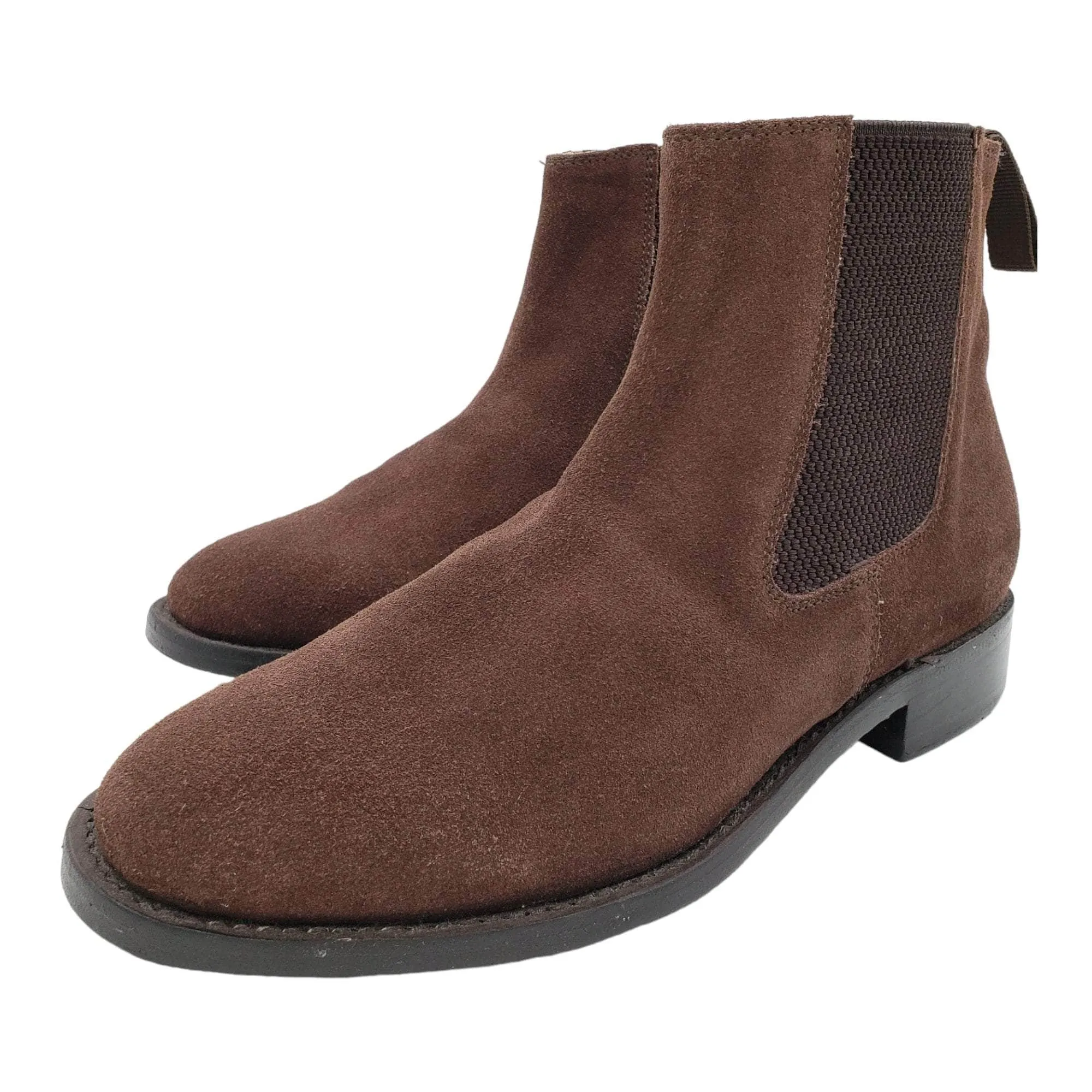 Samuel Windsor Brown Suede Chelsea Boots