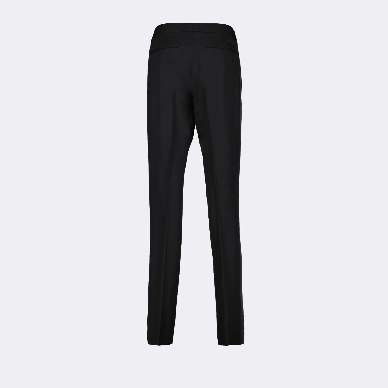 Satin-Banded Formal Trousers