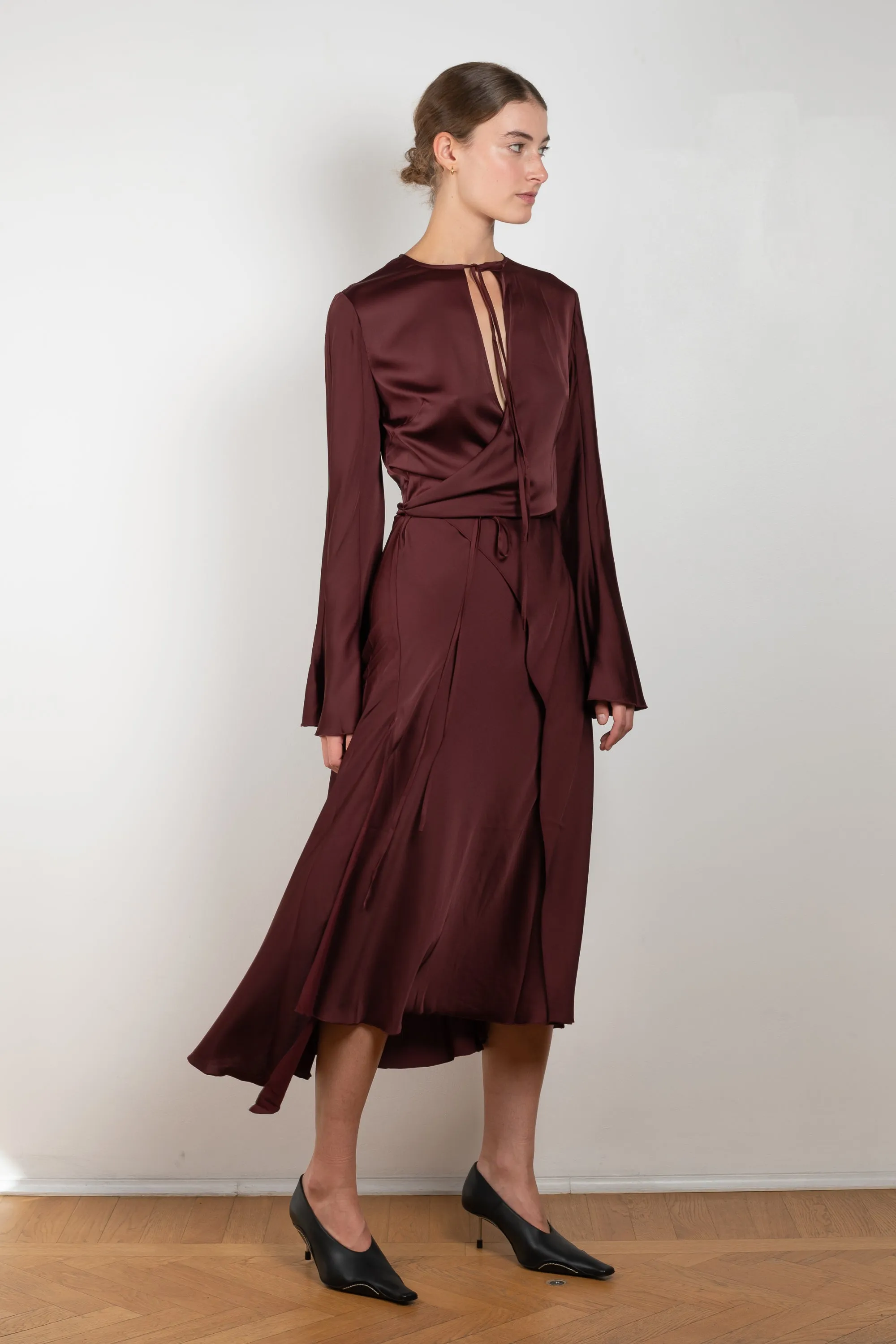 Satin Dress 776