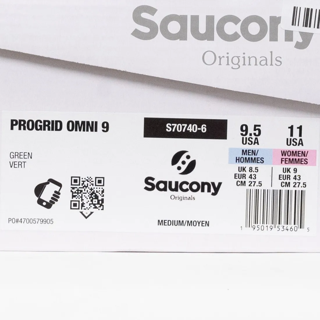 Saucony Men Progrid Omni 9 (green)