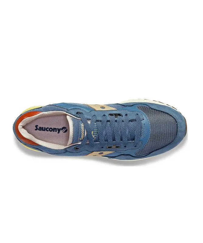 Saucony Shadow 5000 Trainer | Denim/Yellow