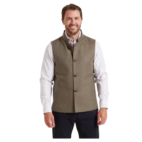 Schoffel Berwick Nehru Tweed Waistcoat