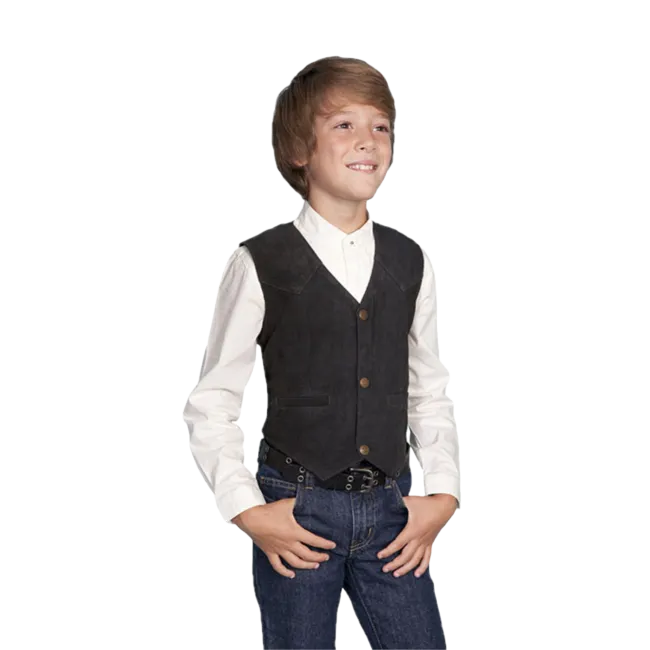 Scully Boy's Boar Suede Vest