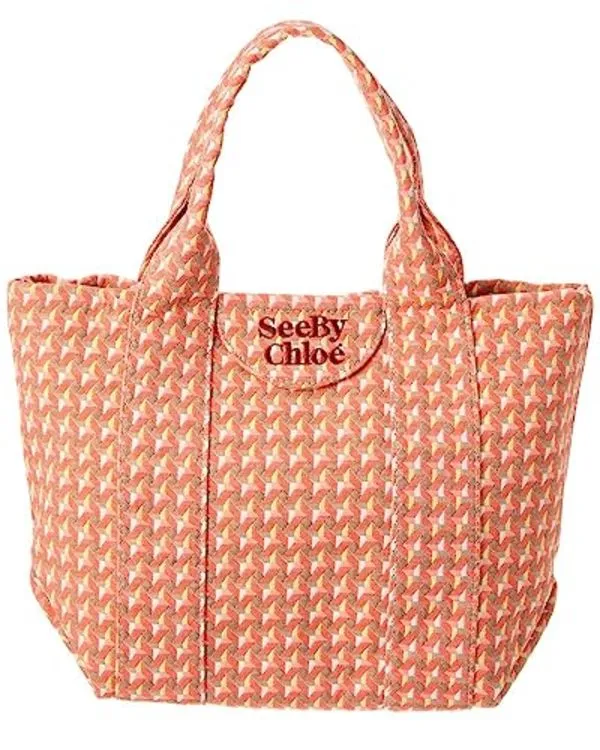 See by Chloe Laetizia Small Tote - Happy Orange