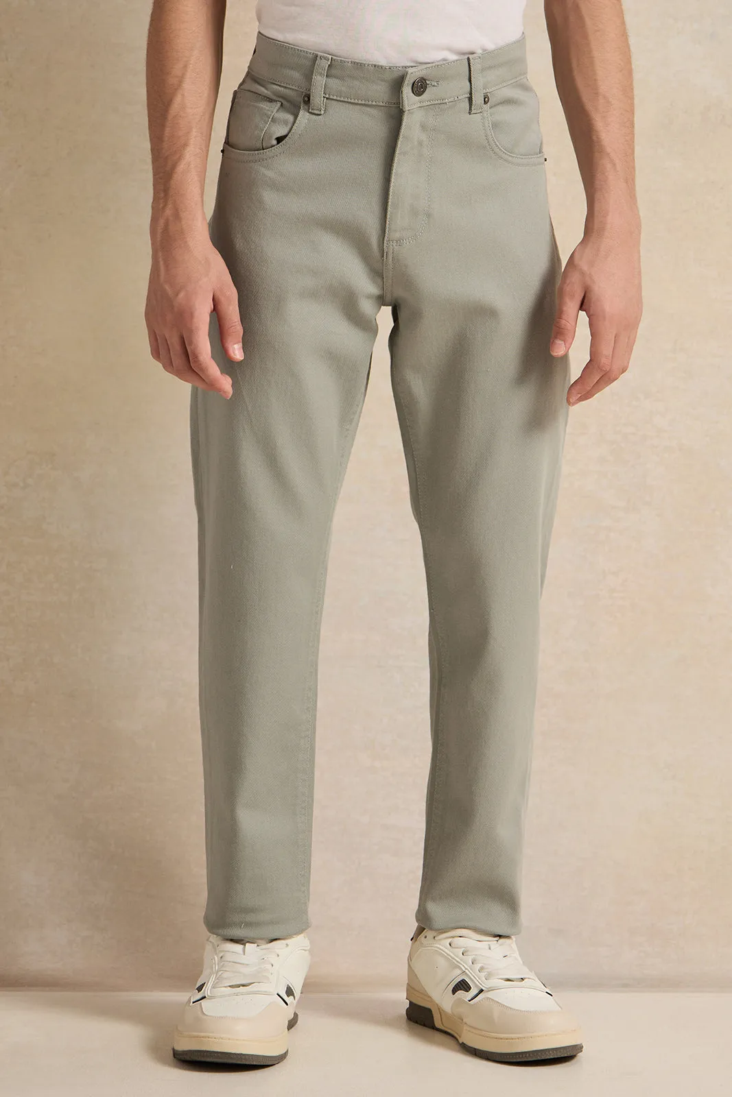 Senior Boys Grey Jeans