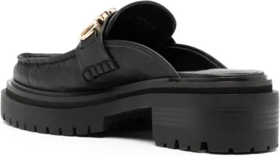 Senso Matteo I 55m leather mules Black