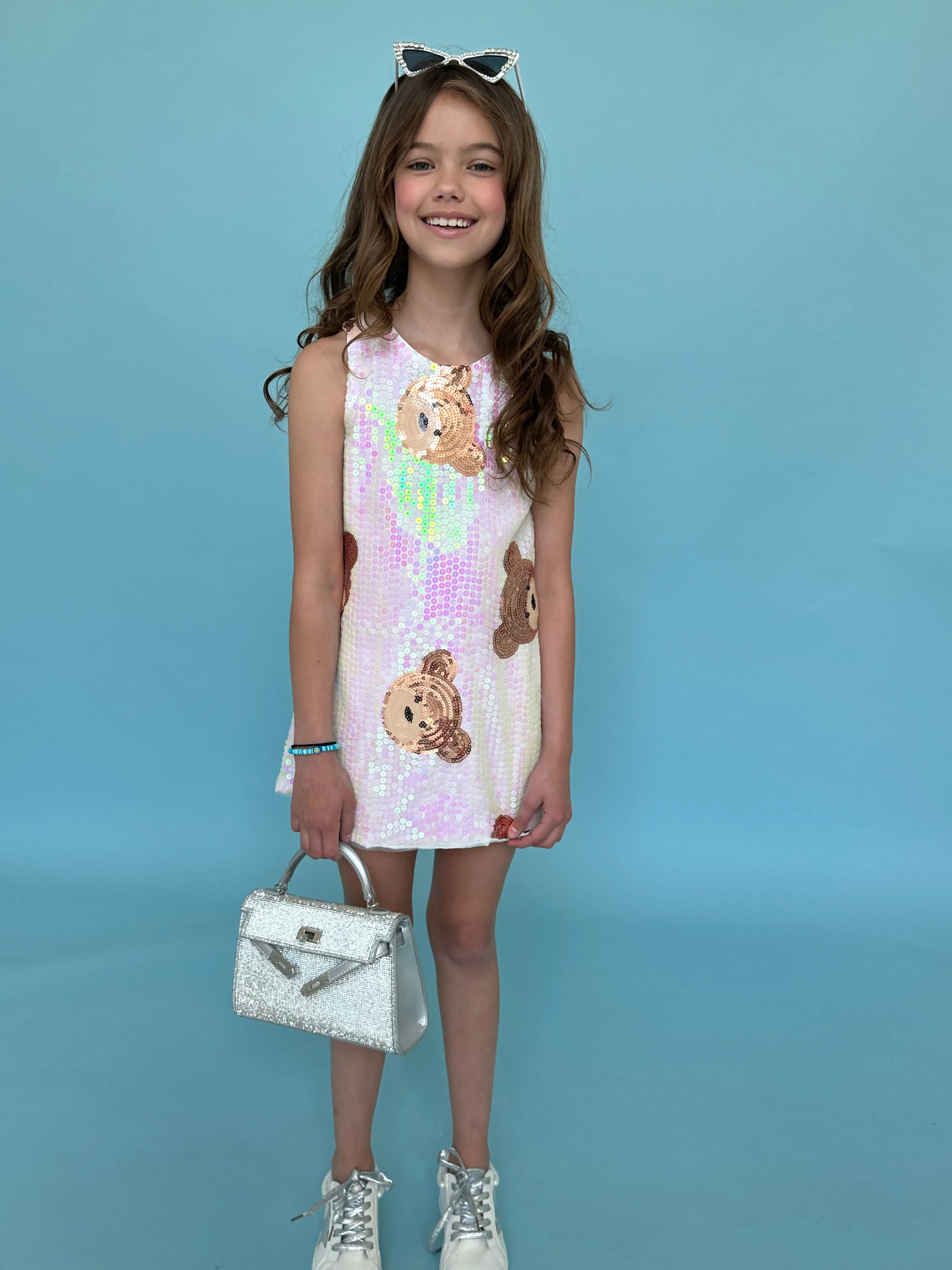 Sequin Bear Tank Dress