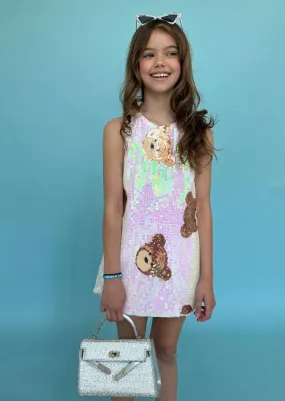 Sequin Bear Tank Dress