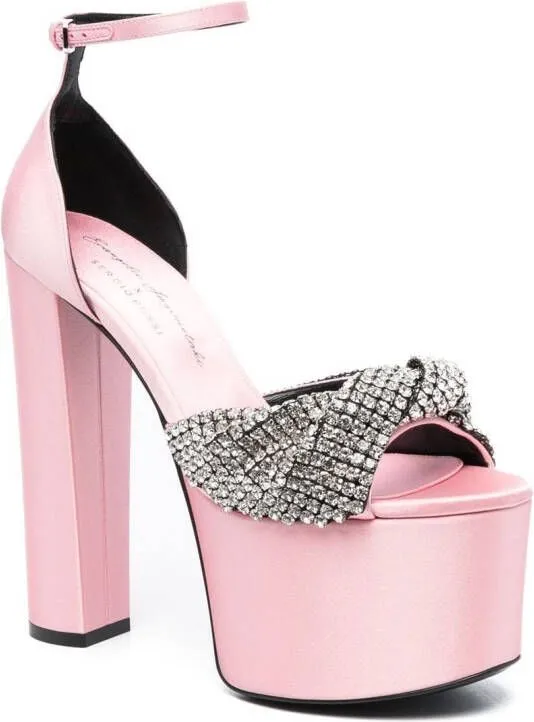 Sergio Rossi Evangelie 150mm platform sandals Pink