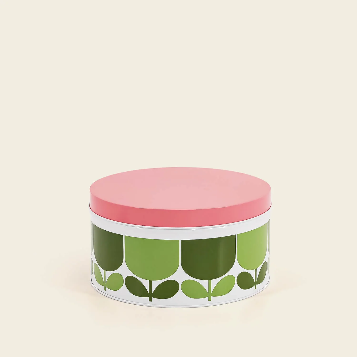 Set of 3 Nesting Cake Tins - Pink & Green