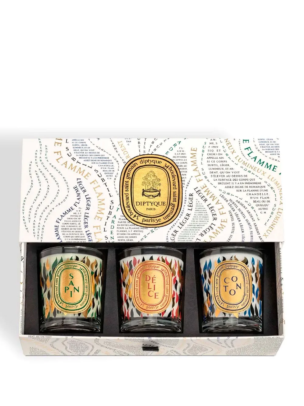 Set of 3 small candles. Ltd. Edition
