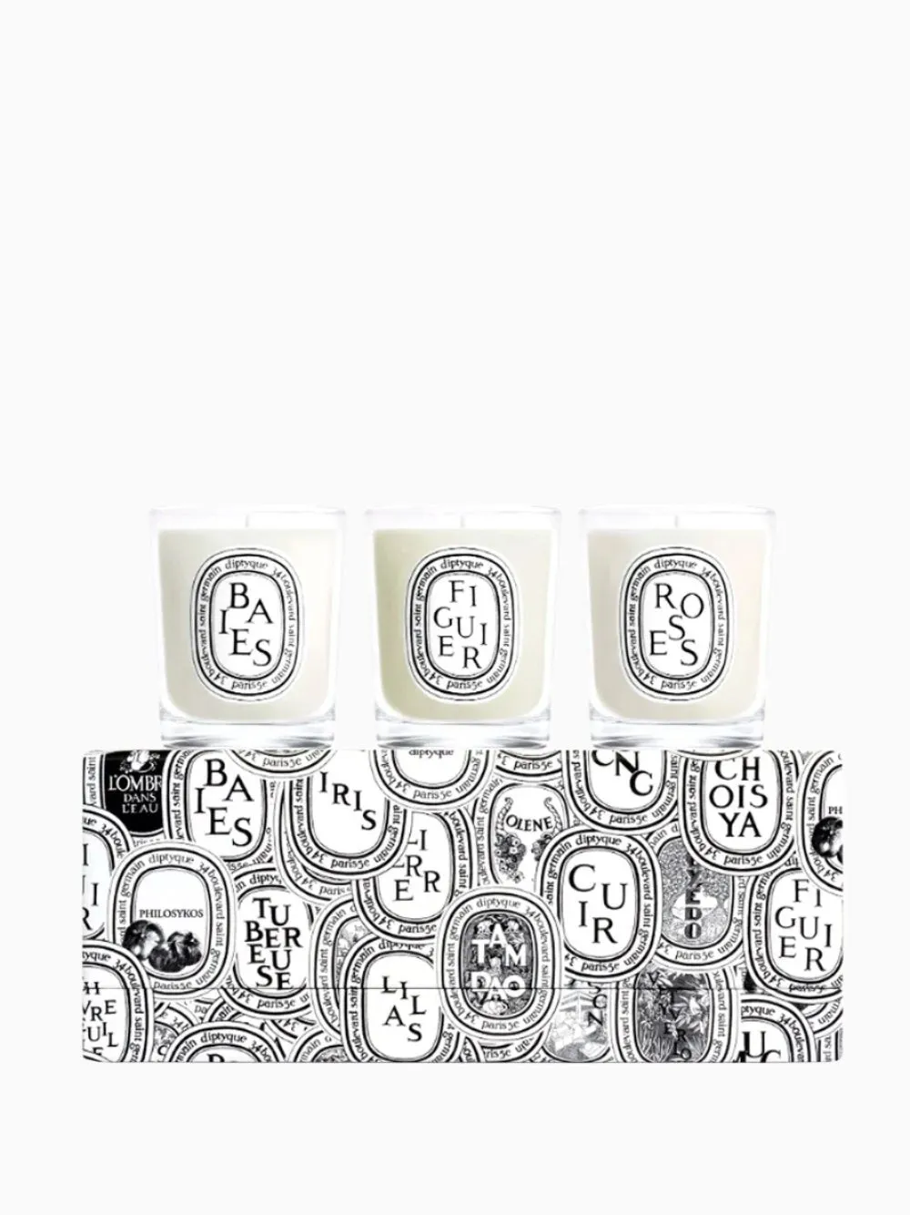 Set of 3 small candles